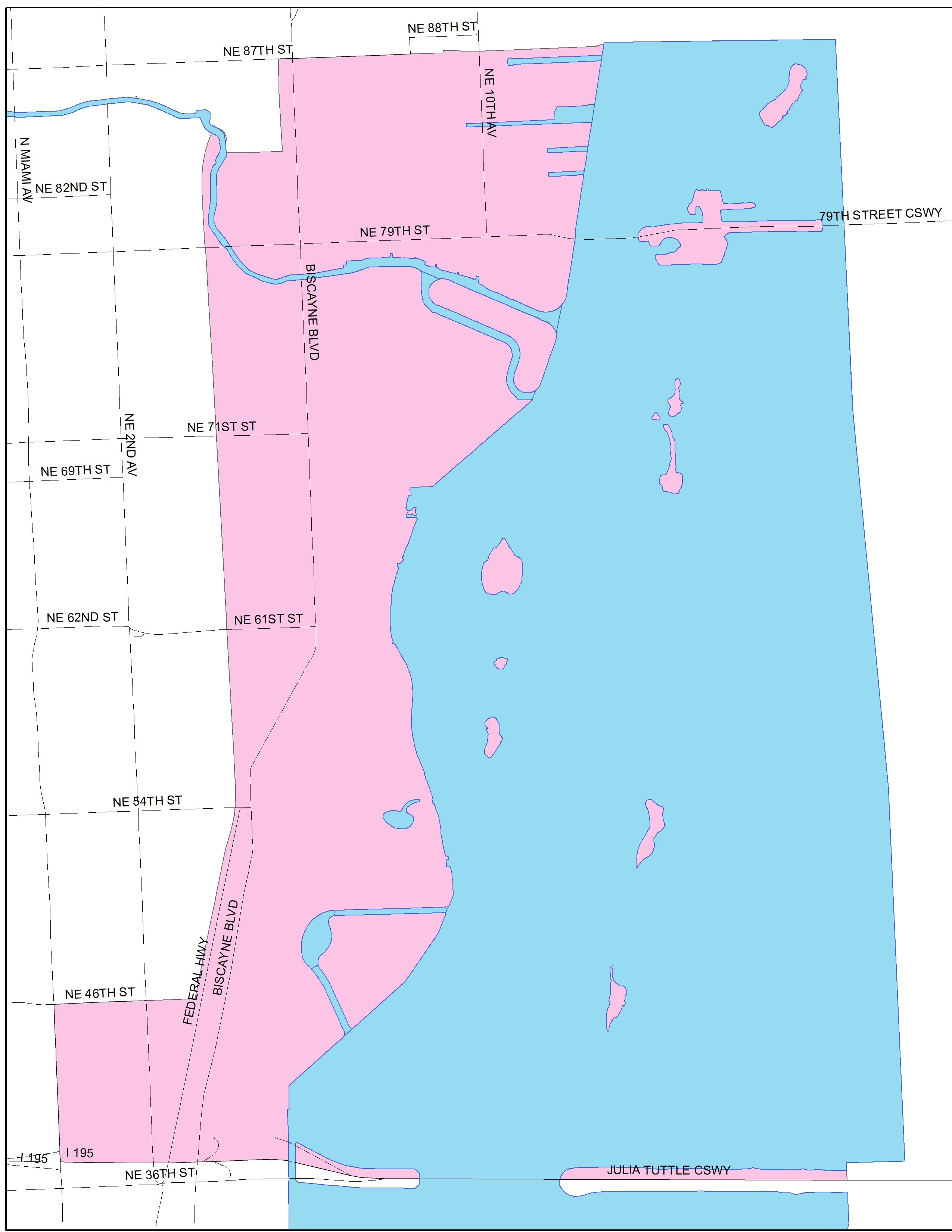 Upper East Side Police Neighborhood Service Area Map